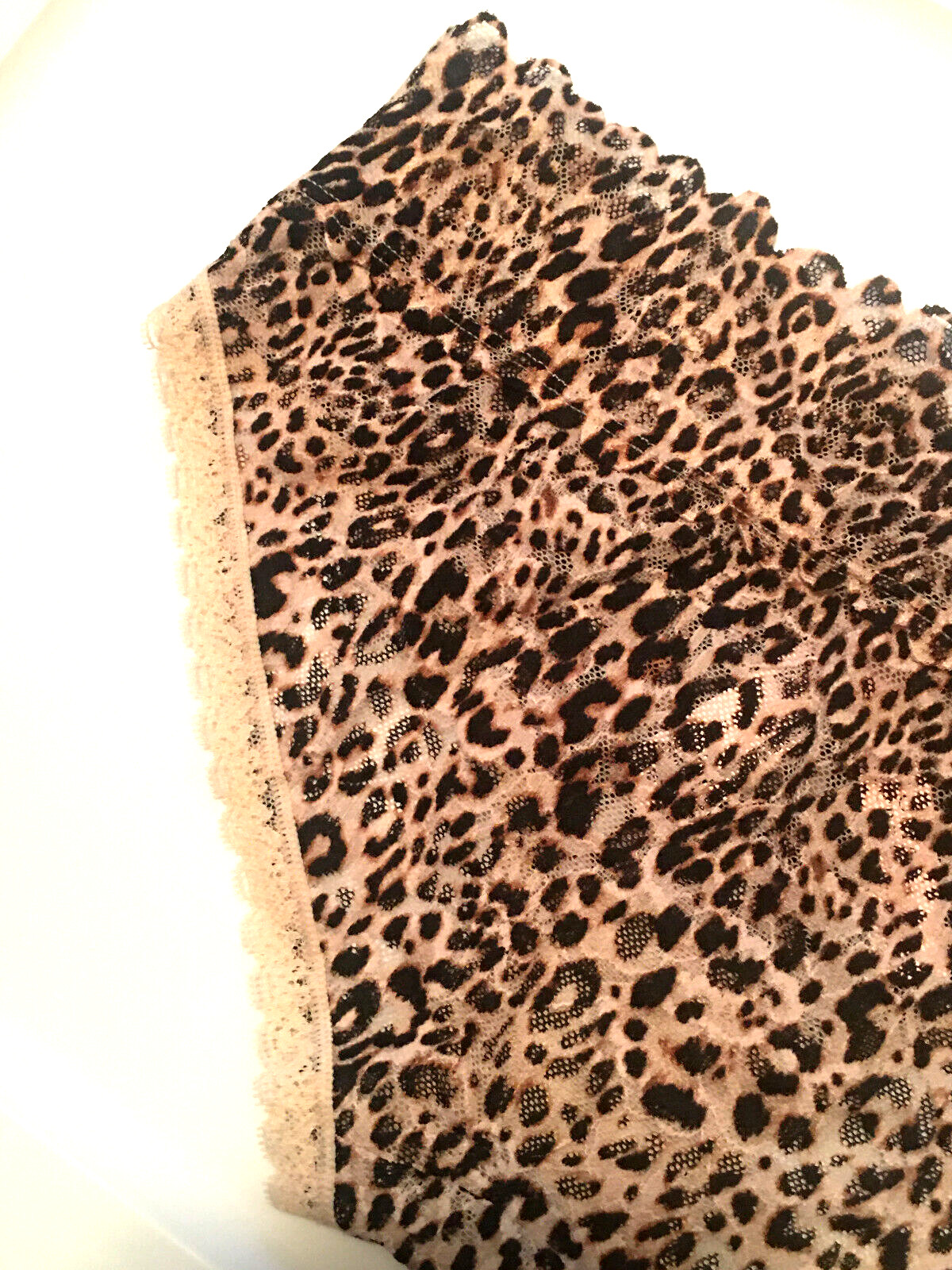 Victorias Secret Sexy Animal Print Hiphugger Hipster Panty Size S Leopard Lace