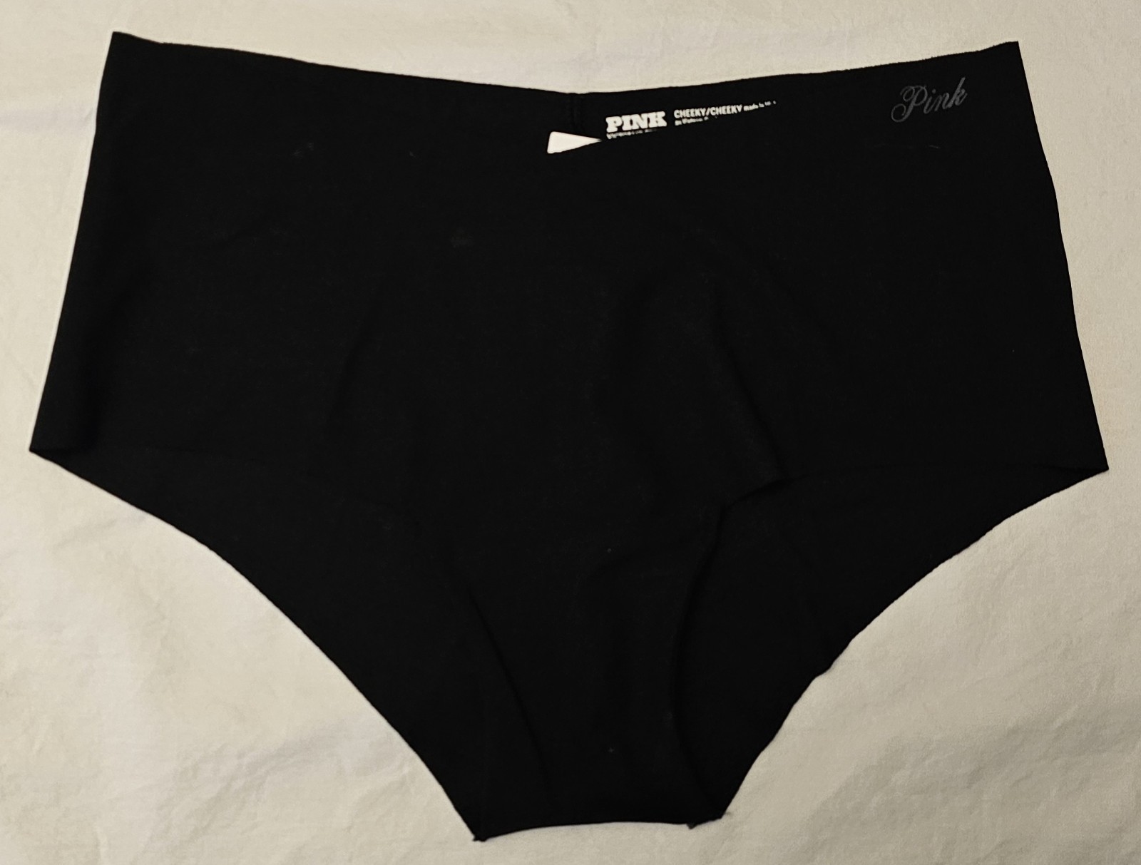 IMPERFECTIONS PLEASE SEE PHOTOS Size Medium Cheeky PINK Victoria’s Secret Black