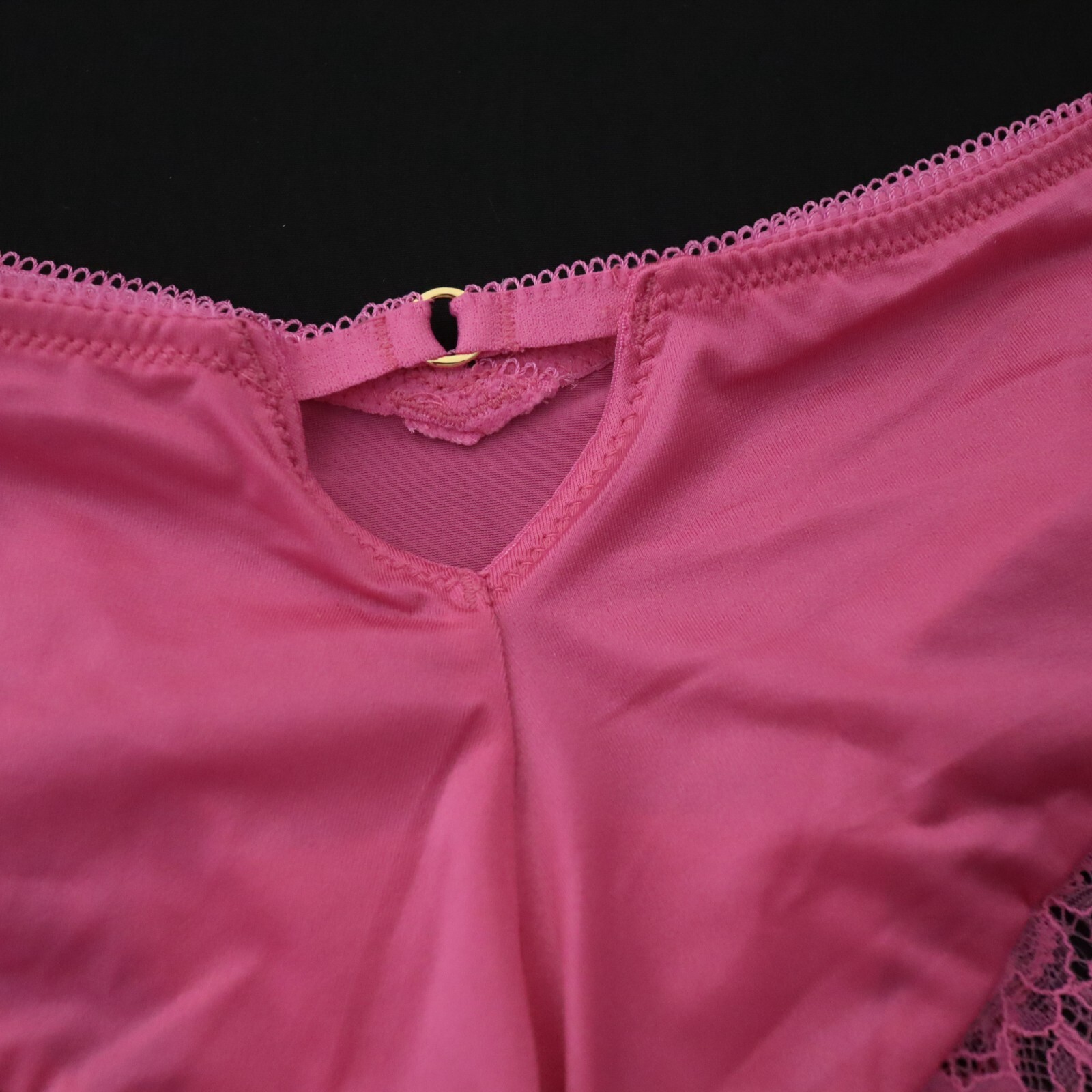 2 Victoria’s Secret Lace Rose Satin Smooth High Leg Cheeky Panty Lot M MEDIUM