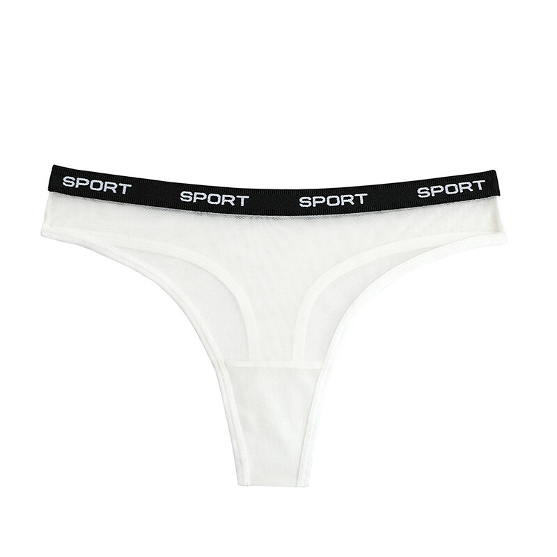 6PCS LOT Sexy Womens See Through Mesh Sheer Panties Thongs G string Underwear