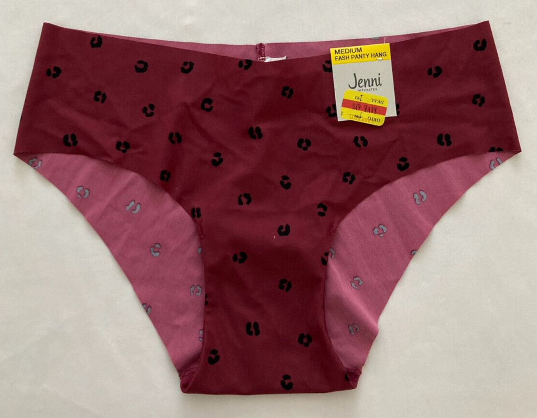 Jenni No-Show Thong Underwear Simple Leo M