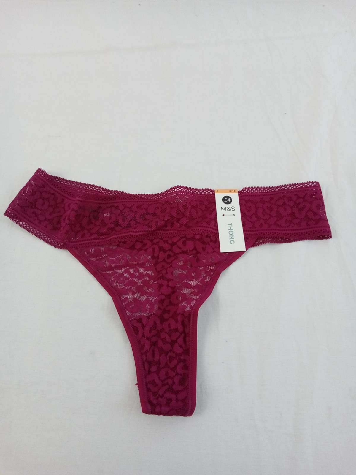 M&S 15pcs Bundle Underwear Size S 8-10 Red Mesh Leopard Thong Pink Brazilian New