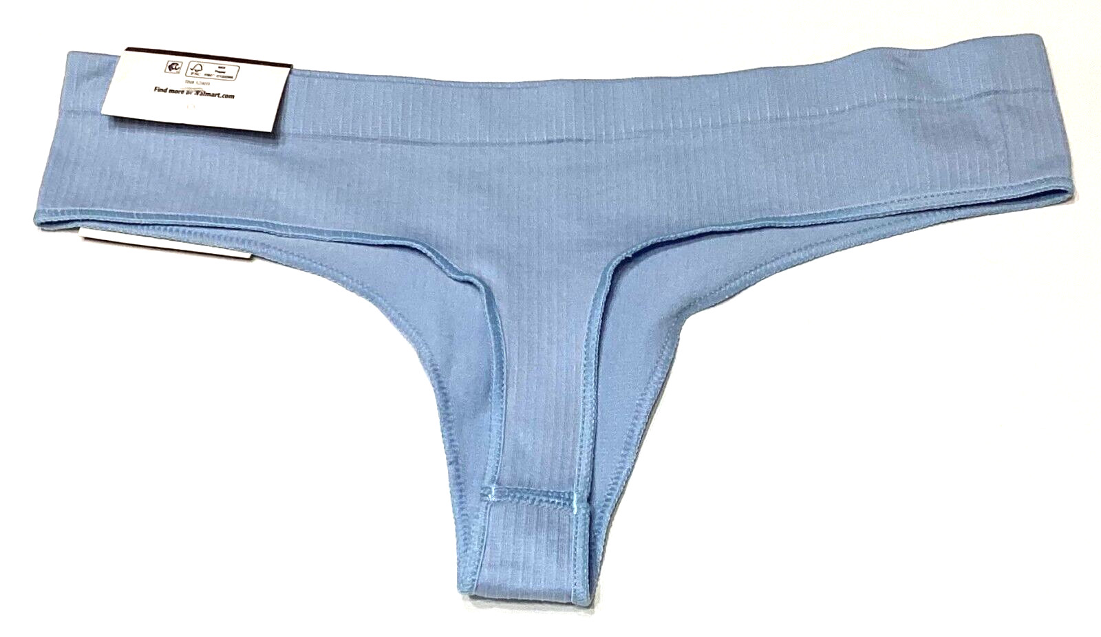 XS – NWT $12 Bootaybag and No Boundaries lot of 2 ribbed thong panties (a6)
