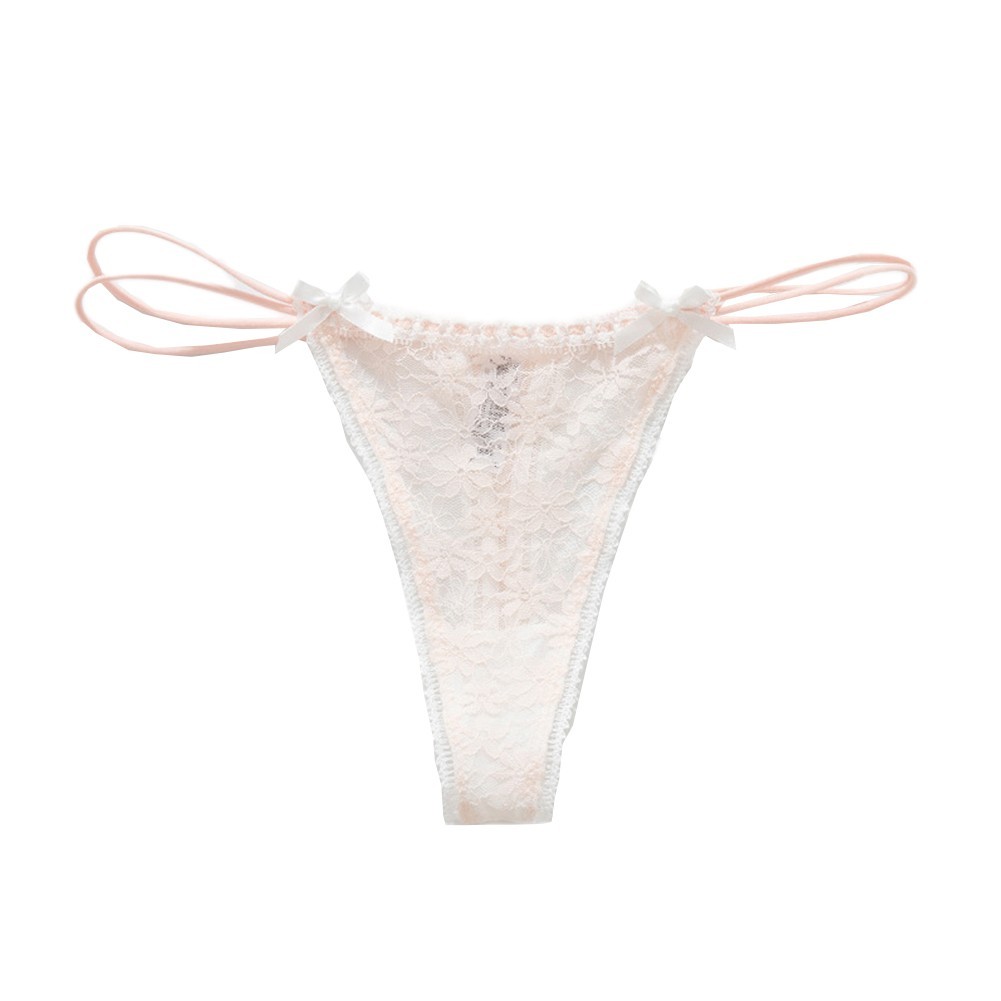 Womens Elegant Strappy Thong Panties with Breathable Fabric for Daily Wear