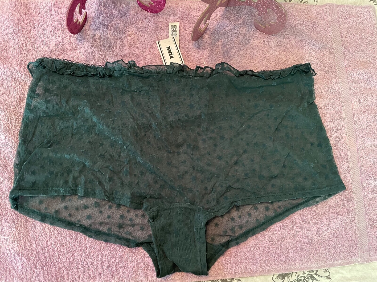 Victoria Secret Cheeky, boyshort, Brazilian panty size L-XL