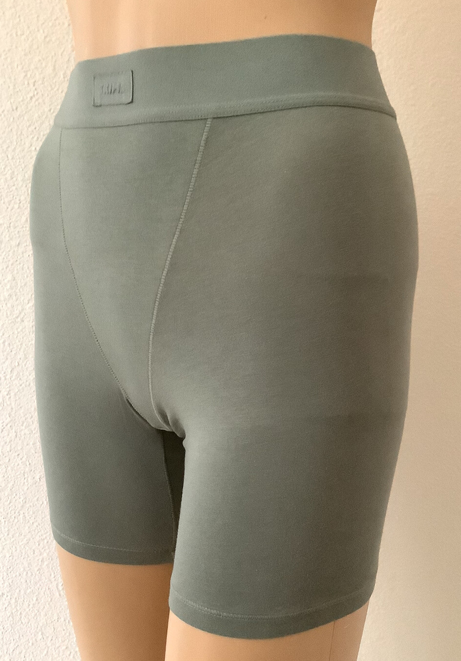 Size XXS Boxer Skims Women Patina – Green Cotton Boxer Shorts AP-BOX-0461 NWT
