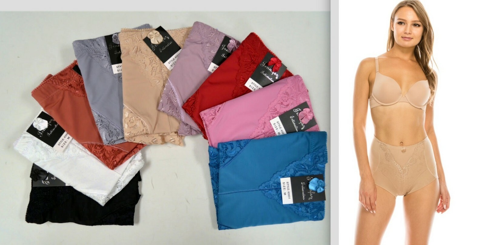 6 or 12 High Waist Briefs Tummy Control Girdles Lace Shaper Panties 63031 S-5XL