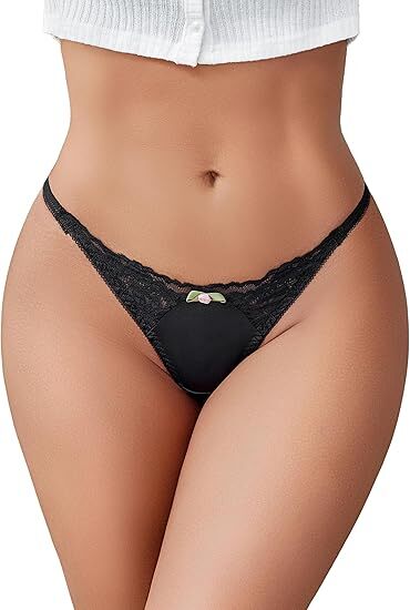 4PCS/LOT Plus Size Womens Panties Thongs G strings Briefs Underwear Lingeries