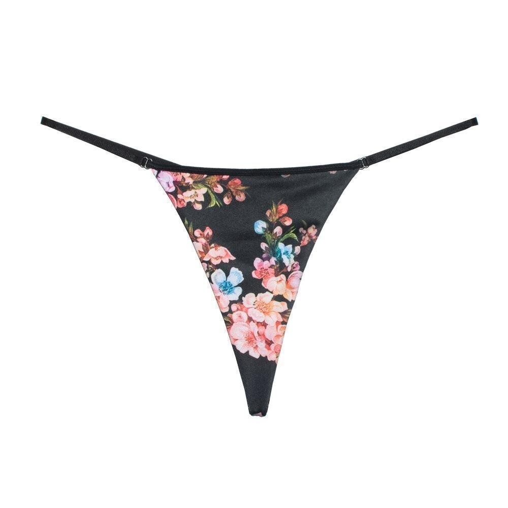 6PCS/LOT Sexy Womens G string Bikini Panties Thong Brief High Cut Underwear Pack