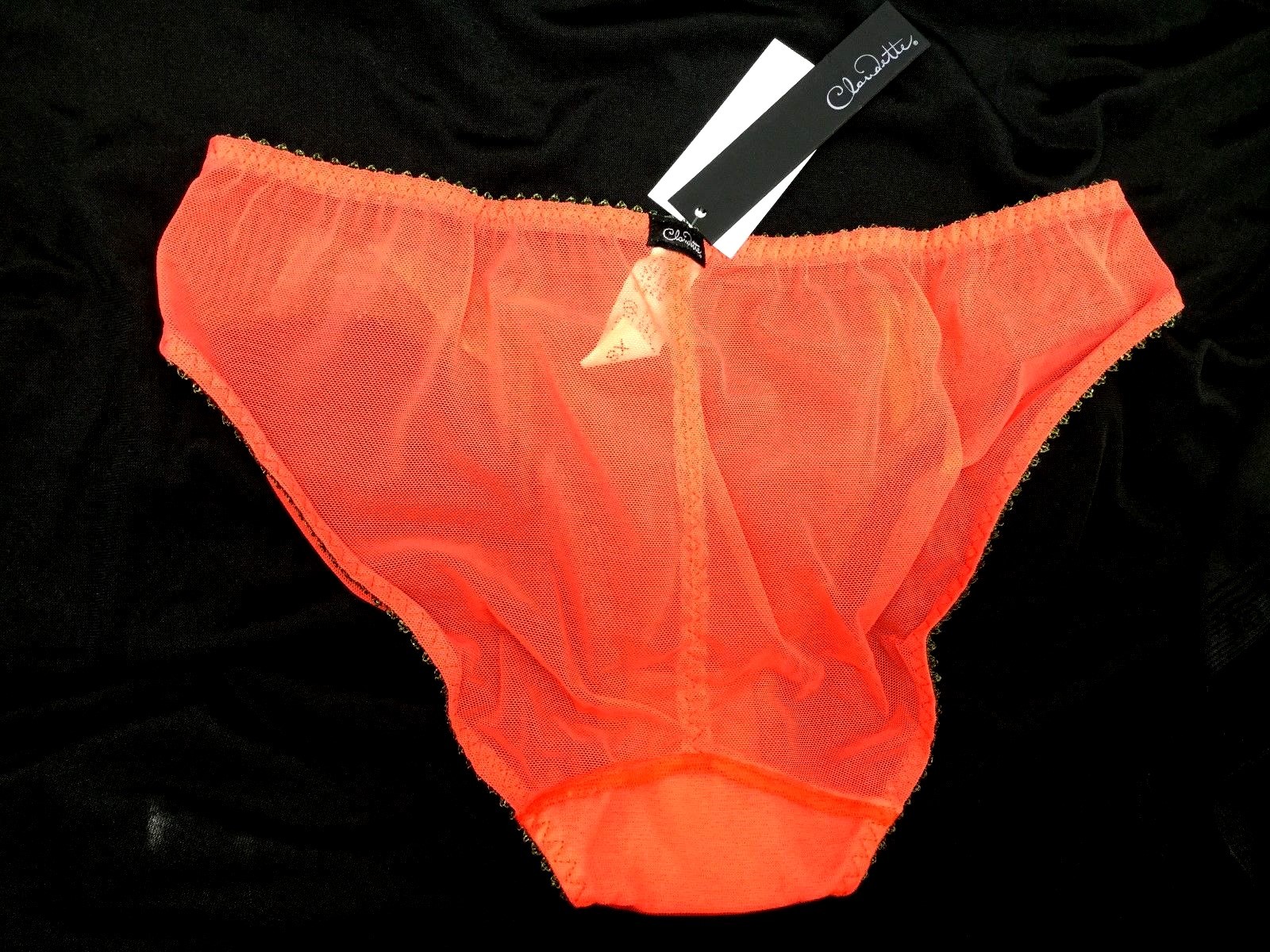 Claudette Dessous Mesh Bikini Panty Brief Lingerie Panties Papaya Khaki
