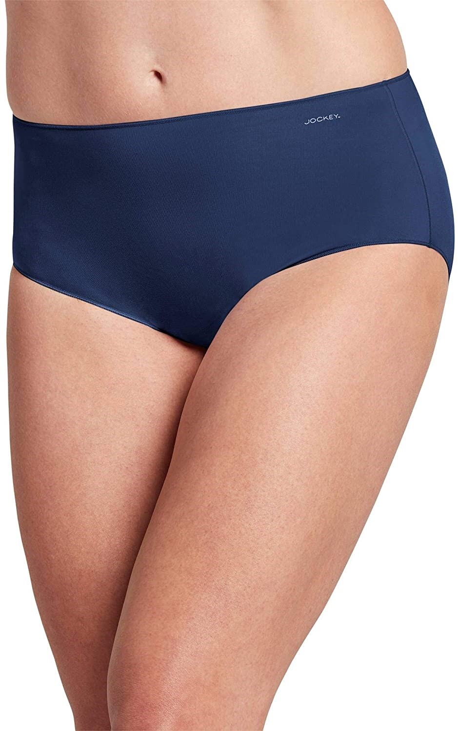 Jockey 261246 Women’s No Panty Line Promise Tactel Hip Brief Navy Size 5