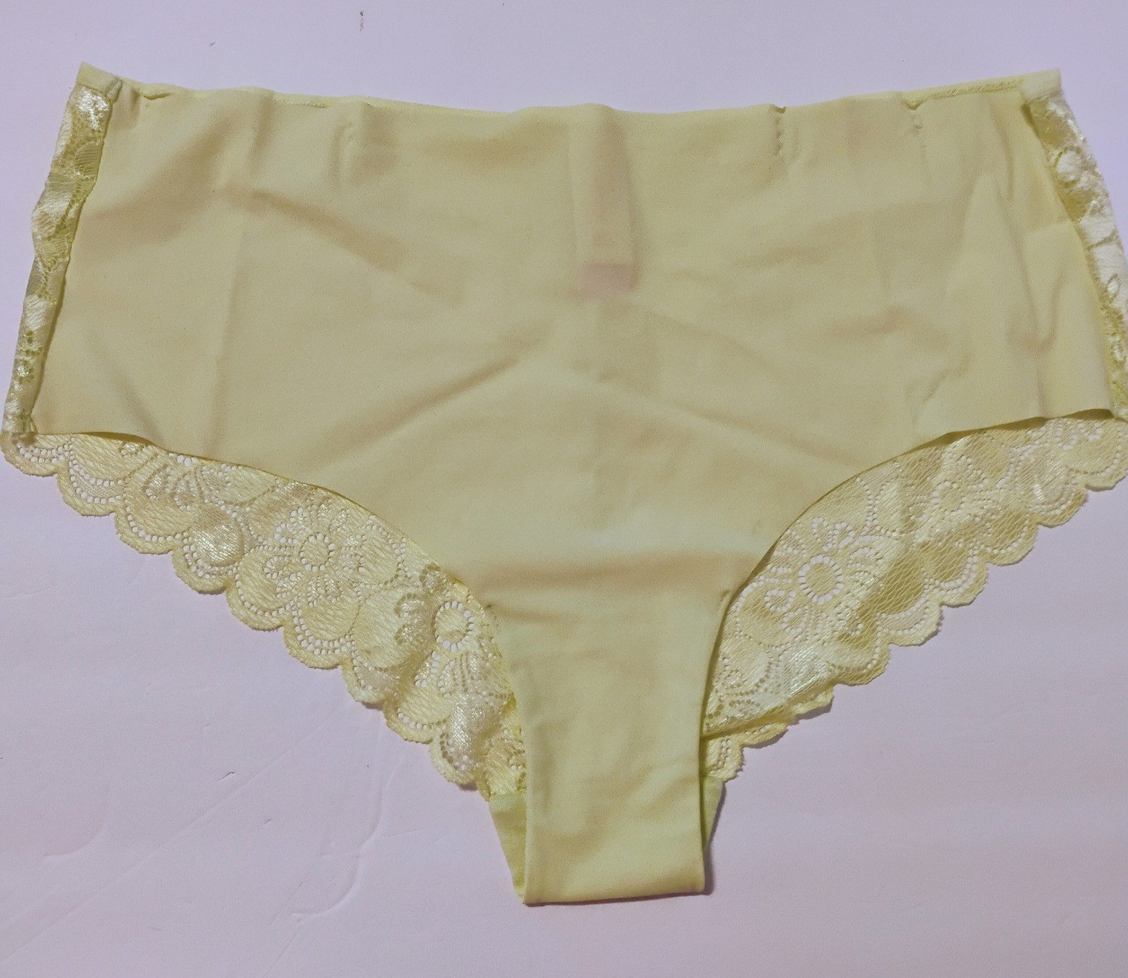 No Boundaries 3 Pairs Cheeky Panties with Lace Women XXL ( 19 ) NWT