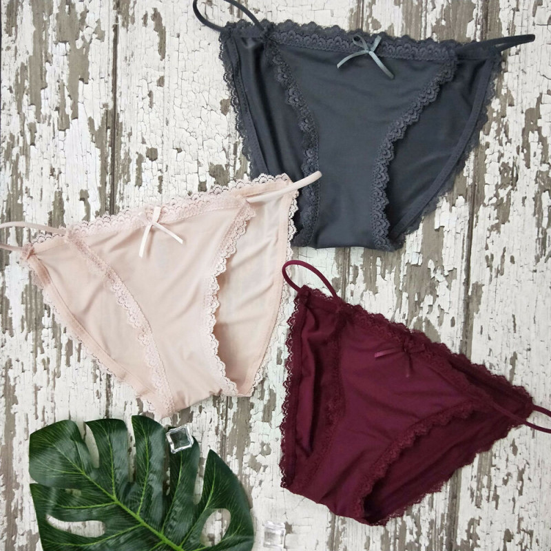 1/3/6 Pack Lot Womens Sexy String Bikini Brief Panties Thong G-string Underwear