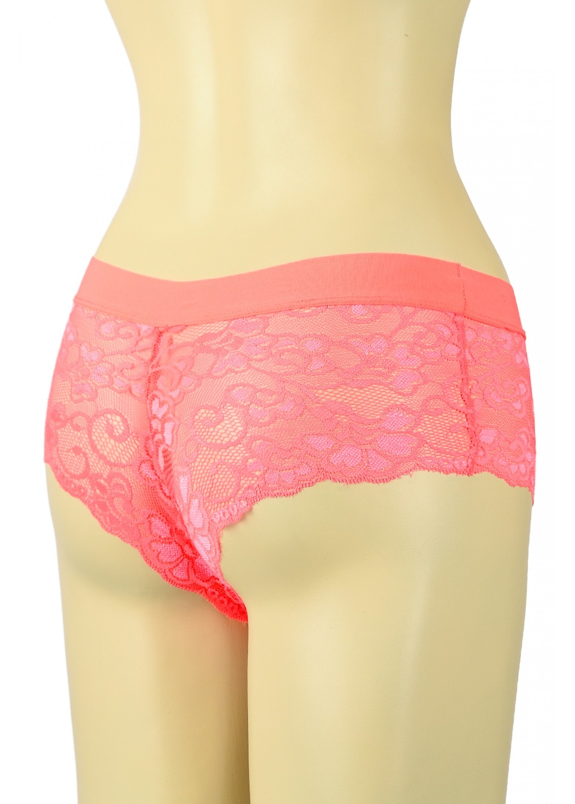 Set of 6 Women’s Lace Boyshort Hipster Underwear Panties Stretchy Nylon S-LG-XL