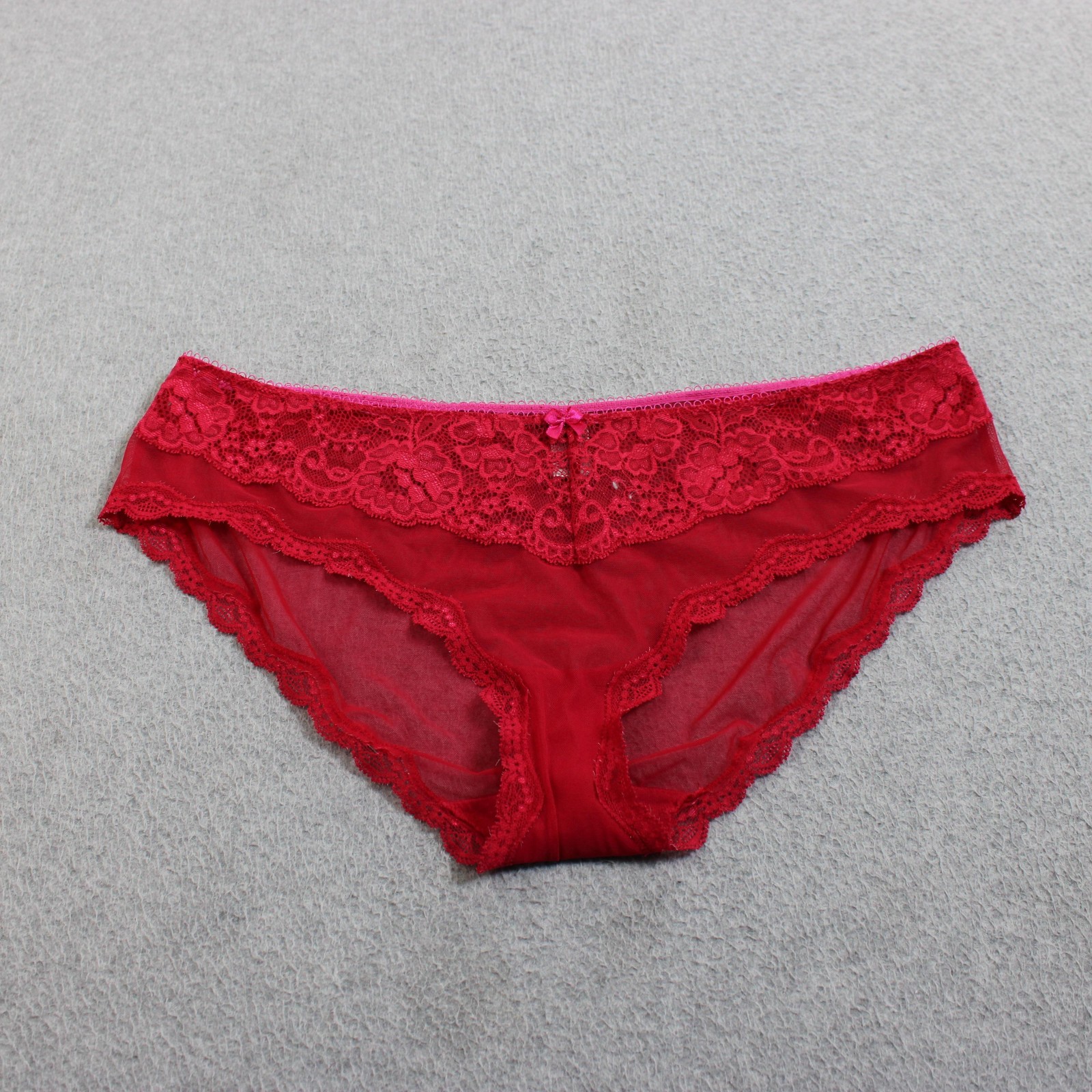 Victoria Secret Sexy Little Things Panties Women Large Lace Bikini Sheer 4 Pair