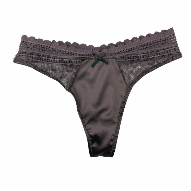 1/5 Pack Lot Women’s Sexy Satin G-string Thongs Panties Fashion Underwear,S-XL
