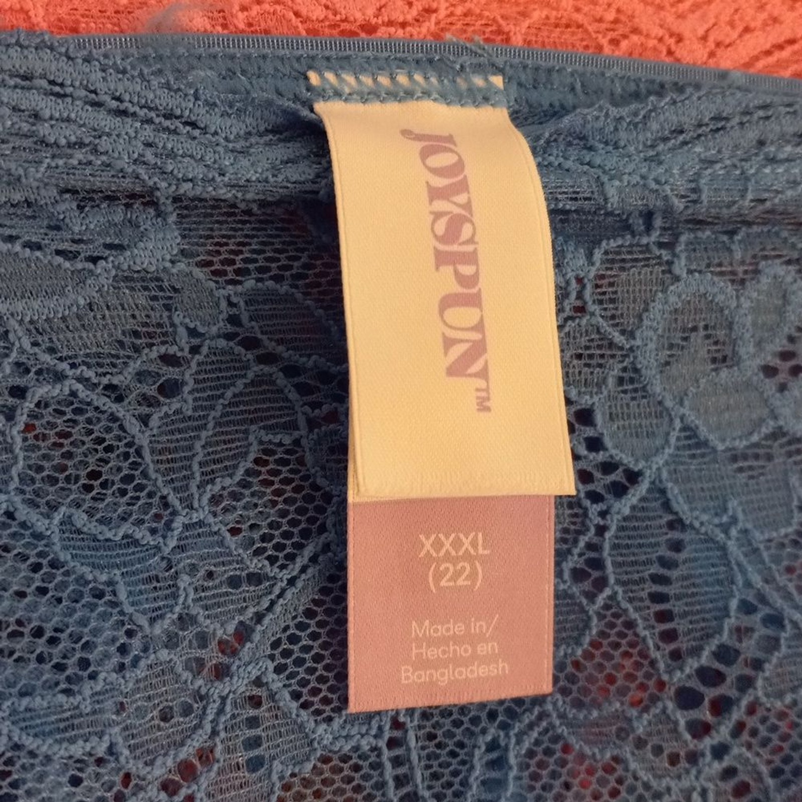 Women 3X Lace String Thong Set 3 Panties Plus Size High Waist Stretch Soft NWT
