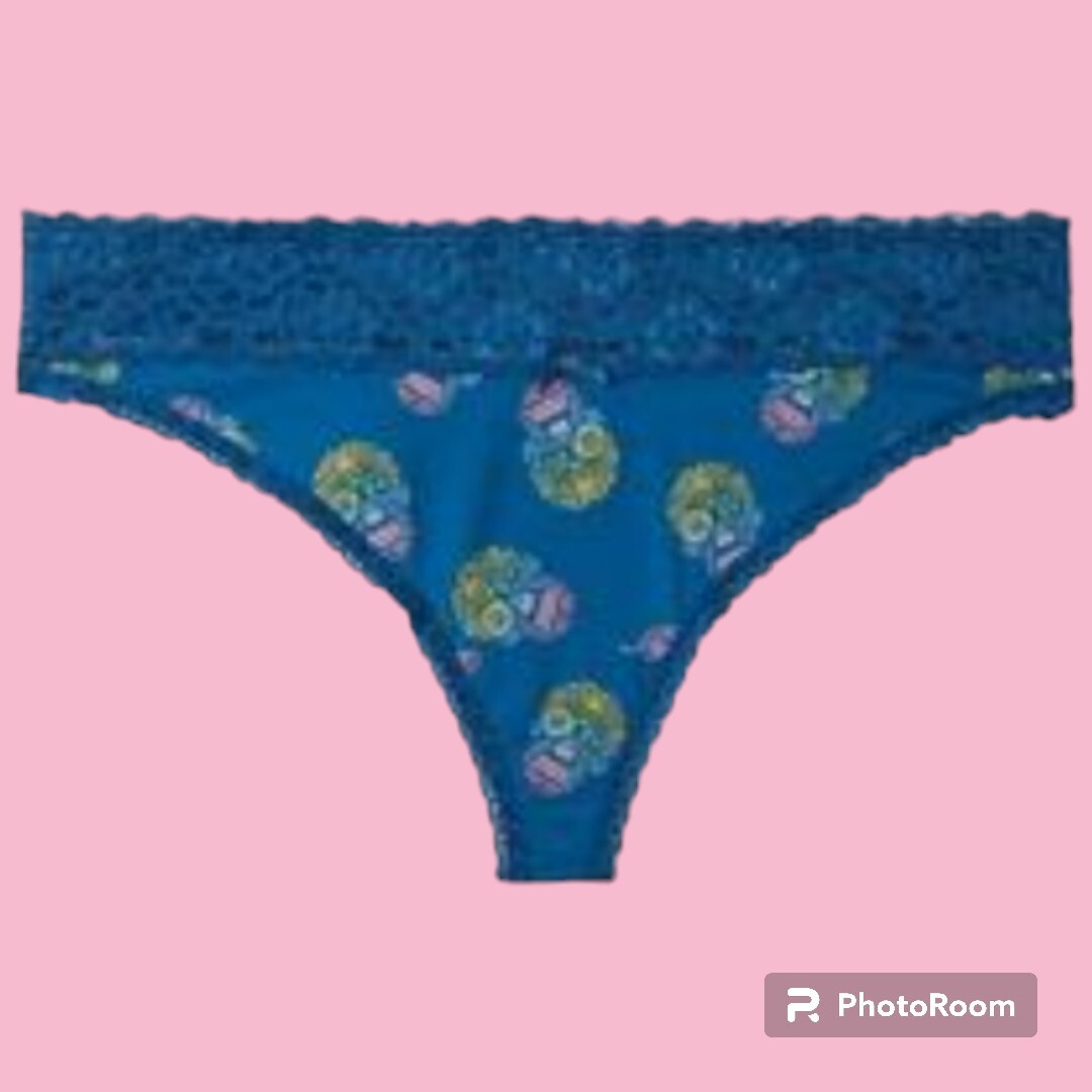 3X 22W 24W Torrid Blue Thong Wide Lace Trim Ombre Sugar Skull Rainbow Cotton NWT