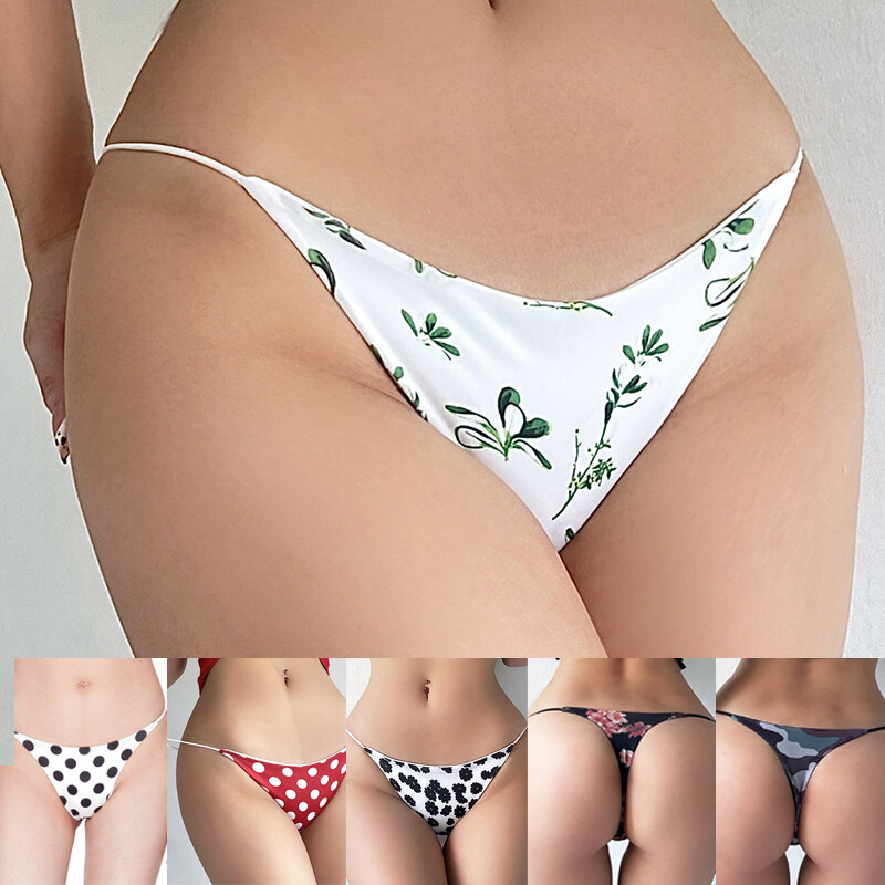 6PCS/LOT Womens Sexy Panties G string Brief Bikini Thong Underwear Lingerie Pack
