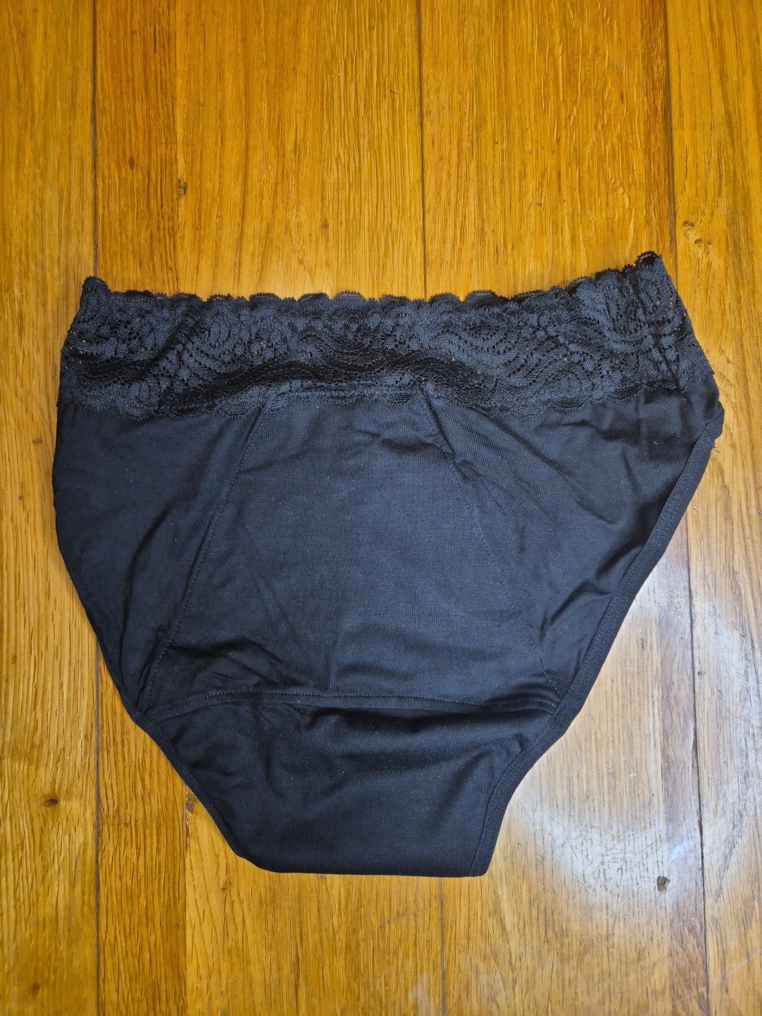 Modibodi Sensual Hi-Waist Bikini Pee & Period Proof Heavy / Overnight 10/S Black