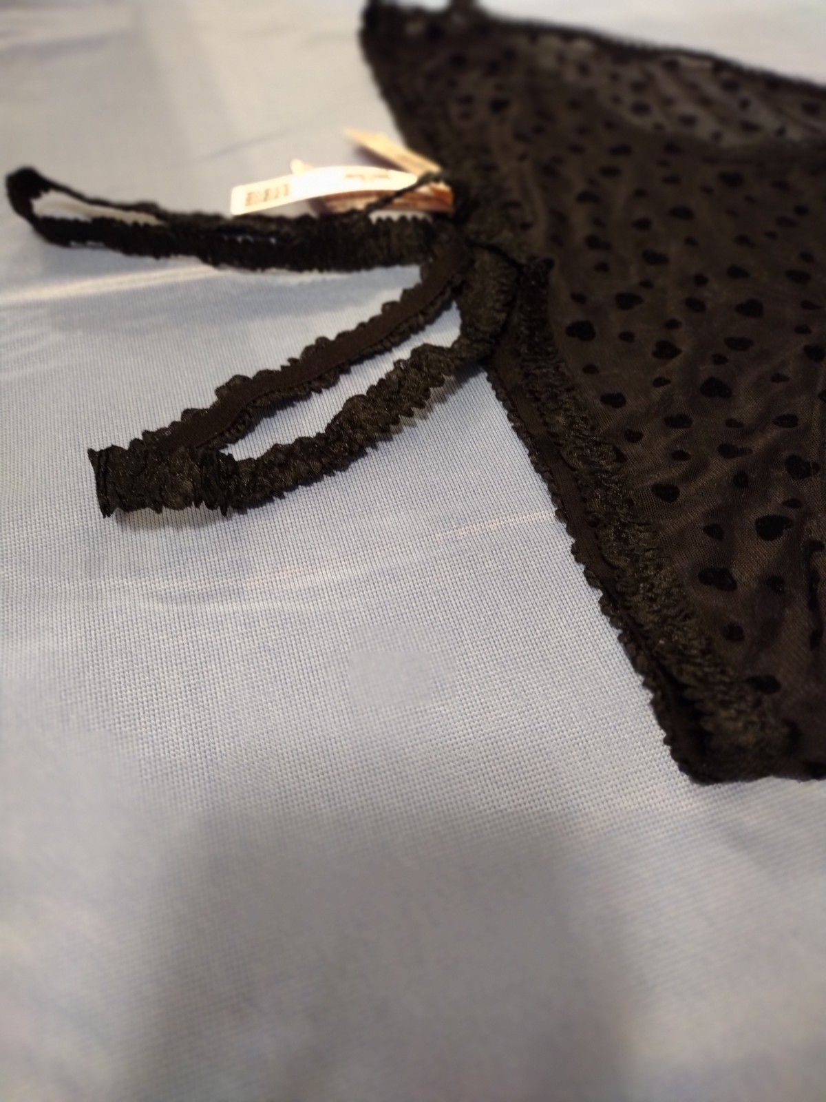 Victoria’s Secret Stretch Sheer Heartbreaker Bikini Panty Black Size M 170/72A