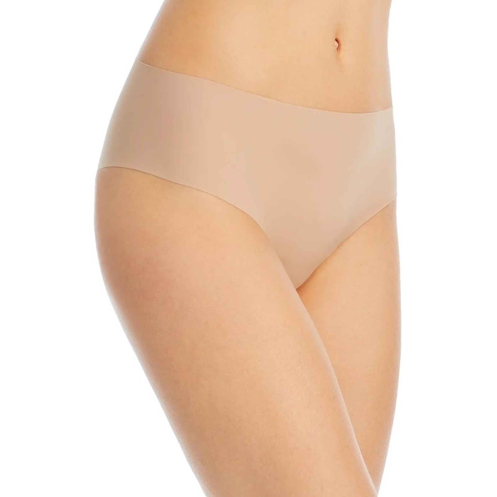 AQUA Intimates Women Chai Beige 3-Pc Set Seamless Stretch Hipster Panties Size M