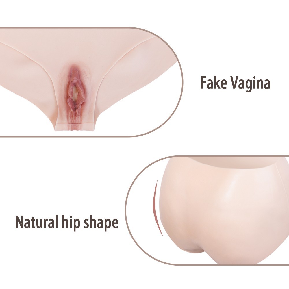 Silicone Fake Vagina Panties Realistic Fake Vagina Pants Crossdresser Underwear