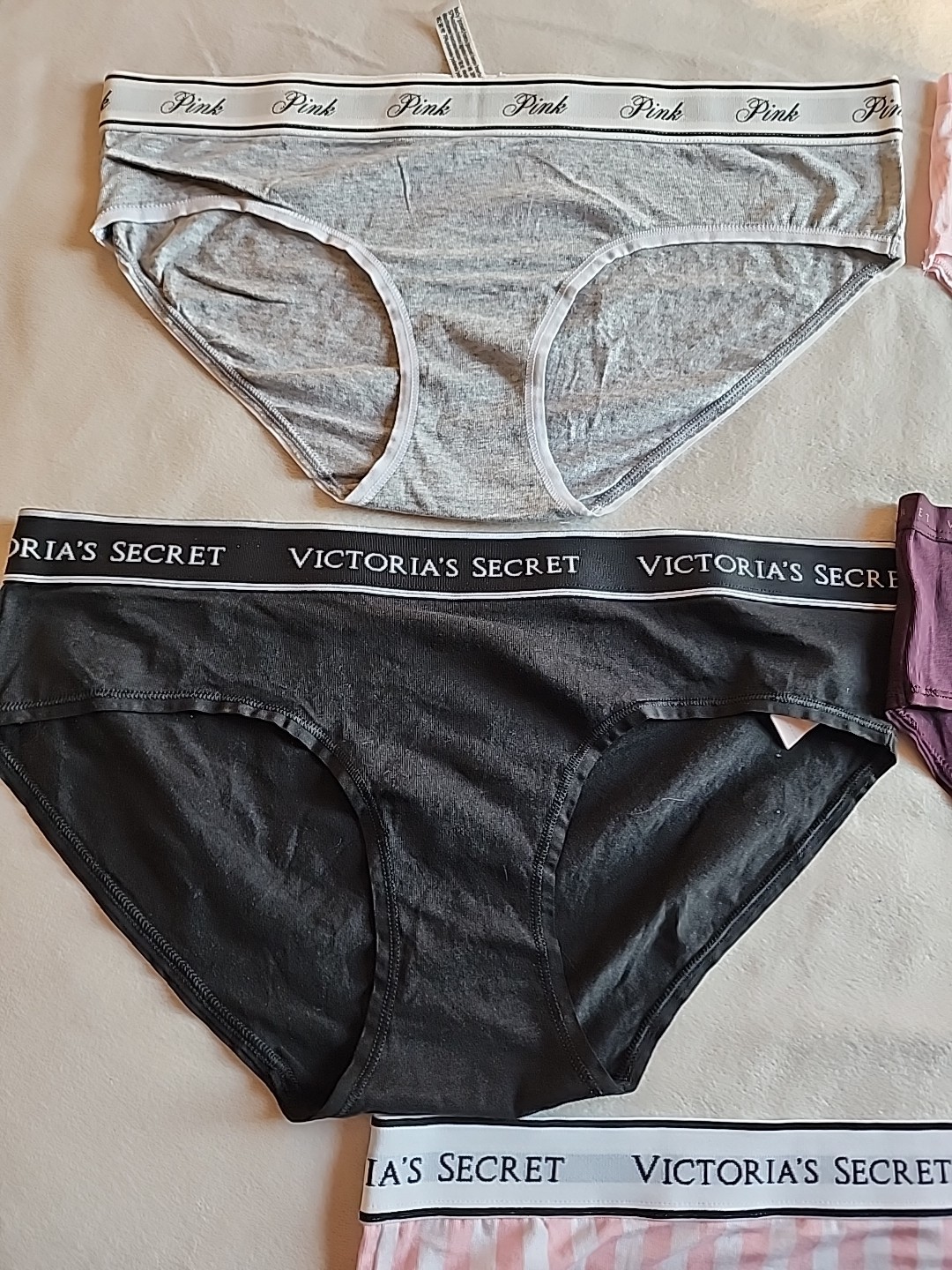5 pairs size M Victoria’s Secret hiphuggers vintage RN54867 CA 67359 India