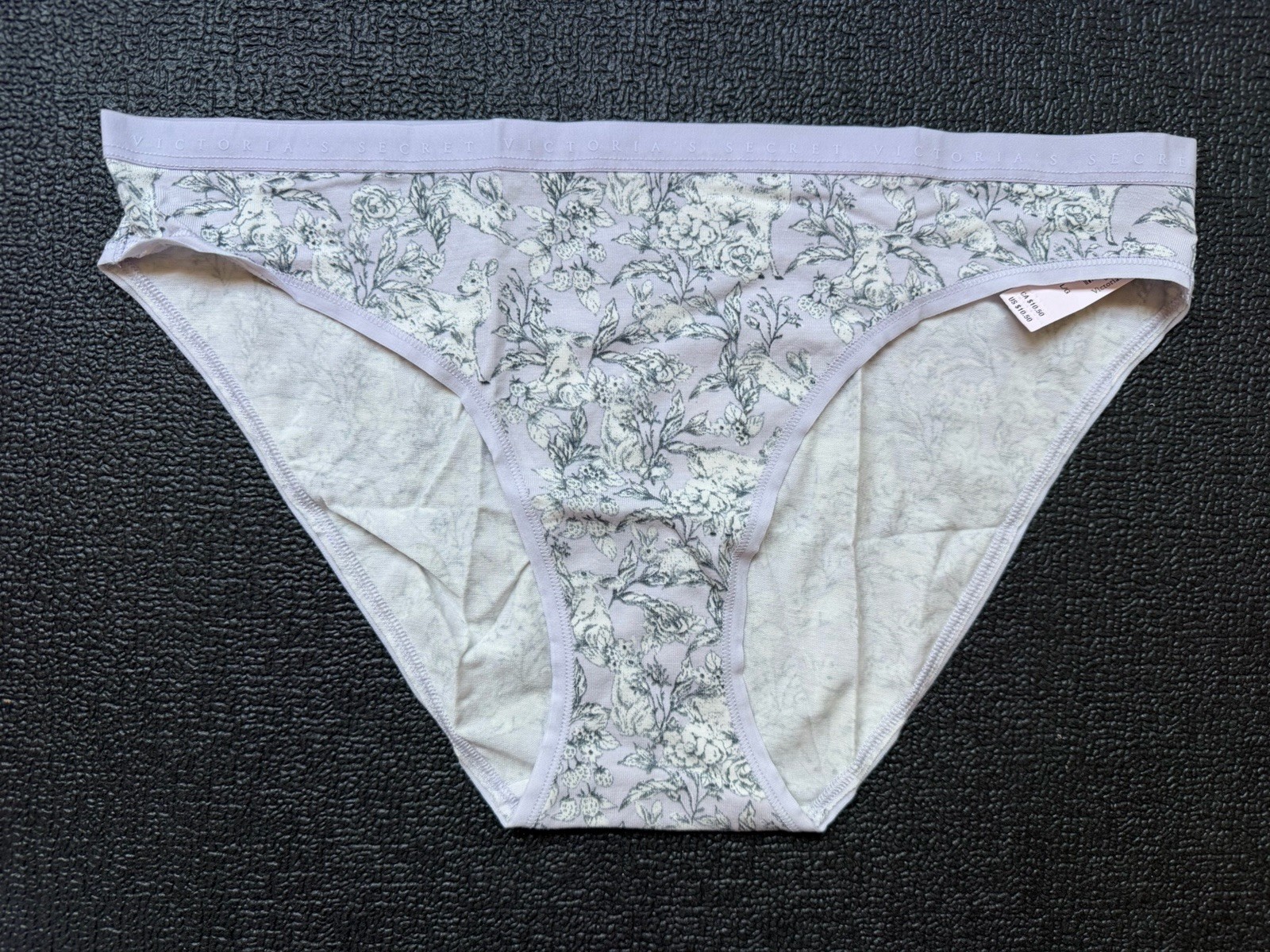 5-Pack Victoria’s Secret sz L Stretch Logo Cotton Bikini Panty Lot Bundle Set