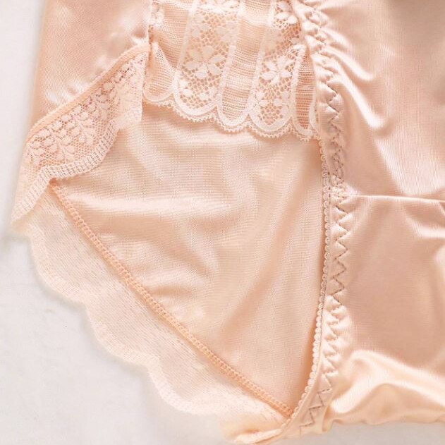 5PCS/SET Sexy Ladies Womens Silky Satin Panties Underwear Briefs Lace Lingeries
