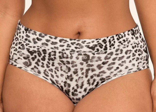NWT – Lane Bryant White Animal Print Comfort Bliss Hipster Sz 18/20 Ret:$14.50