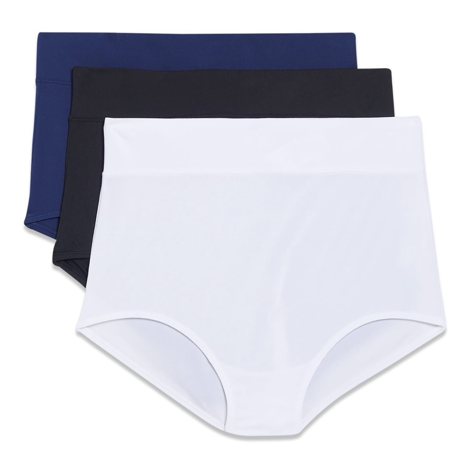 Warners Blissful Benefits by Warner’s No Muffin Top Brief Panties 3PK~4XL