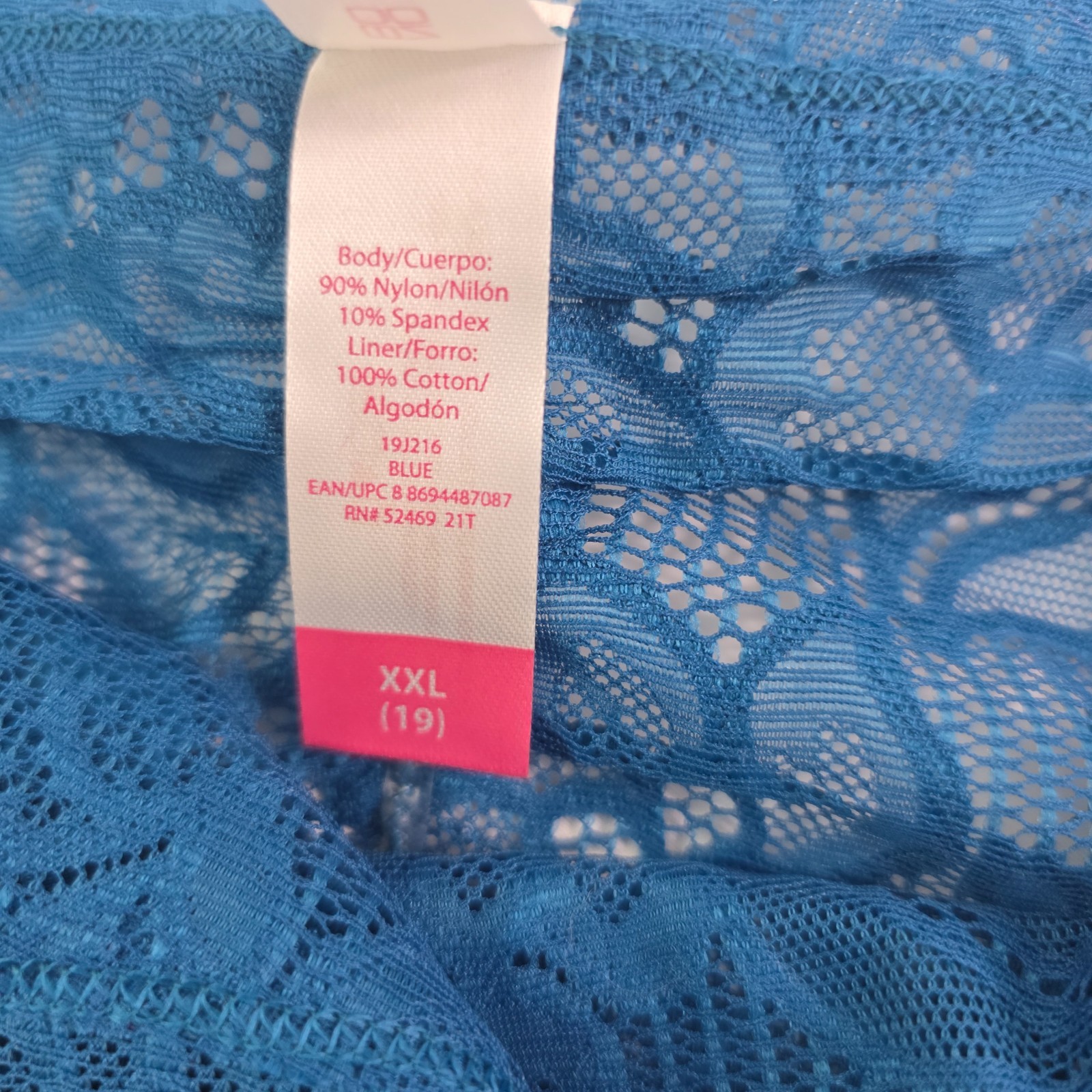No Boundaries NOBO Lace Hipster 3-Pack Multi-Color Panties – Size XXL (19) NWT
