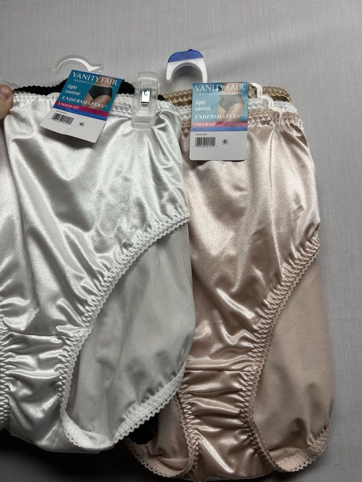 NEW Vanity Fair Radiant Undershapers Light Control Hi-Cut Women Size 5X (6 Pair)