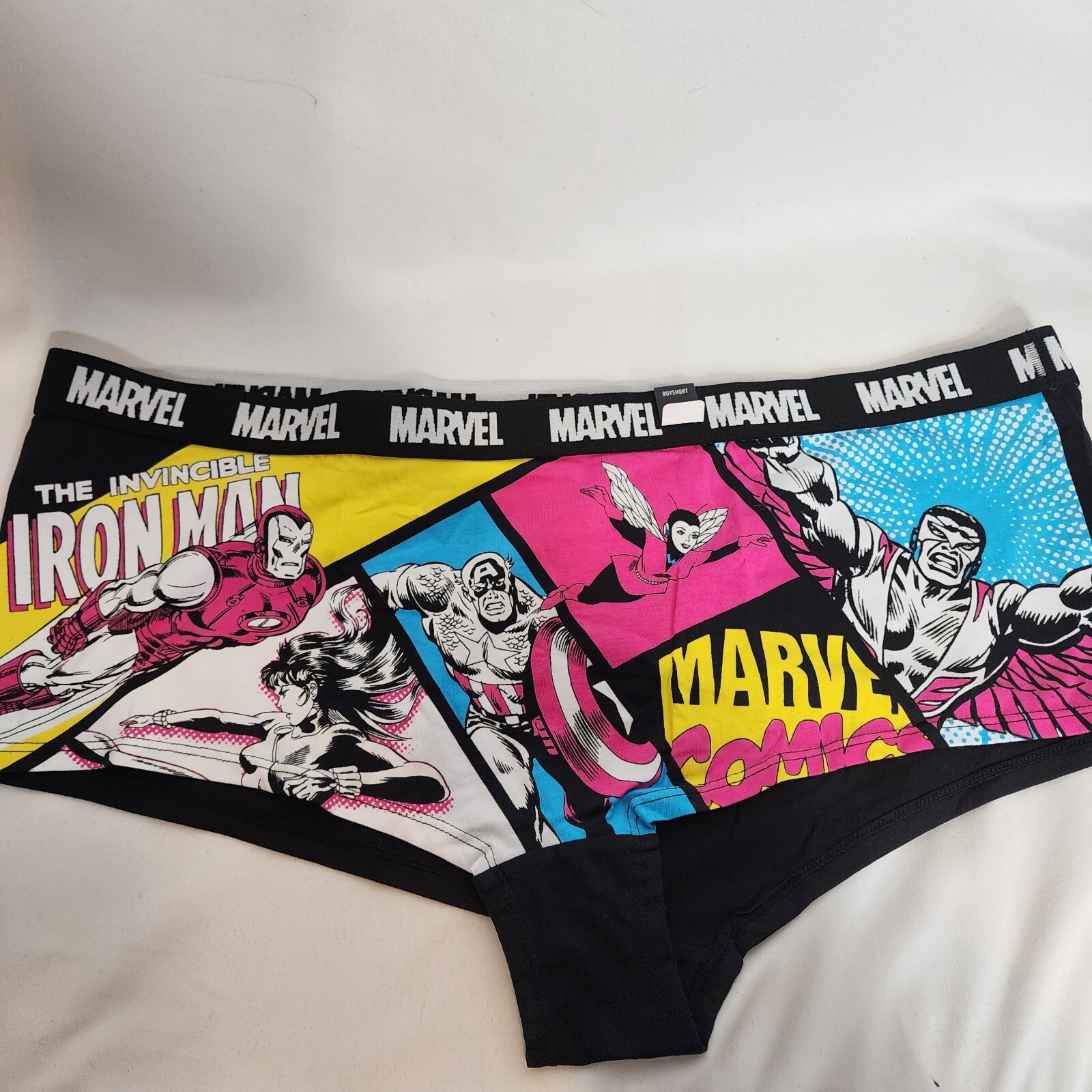 6X 30W Torrid Avengers Panty Cotton Boyshort Marvel Iron Man Captain America mid