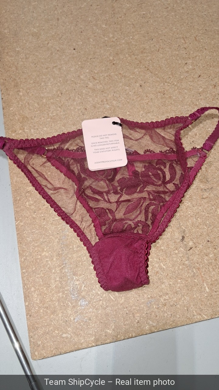 Agent Provocateur SPARKLE Brief S2 Red Orig 80 RARE A5 G1N