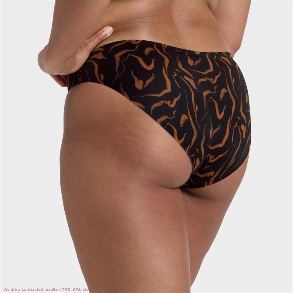 Women’s Luxury Collection Bikini Underwear – Auden Black Wave M *SEE DEAL!!!*