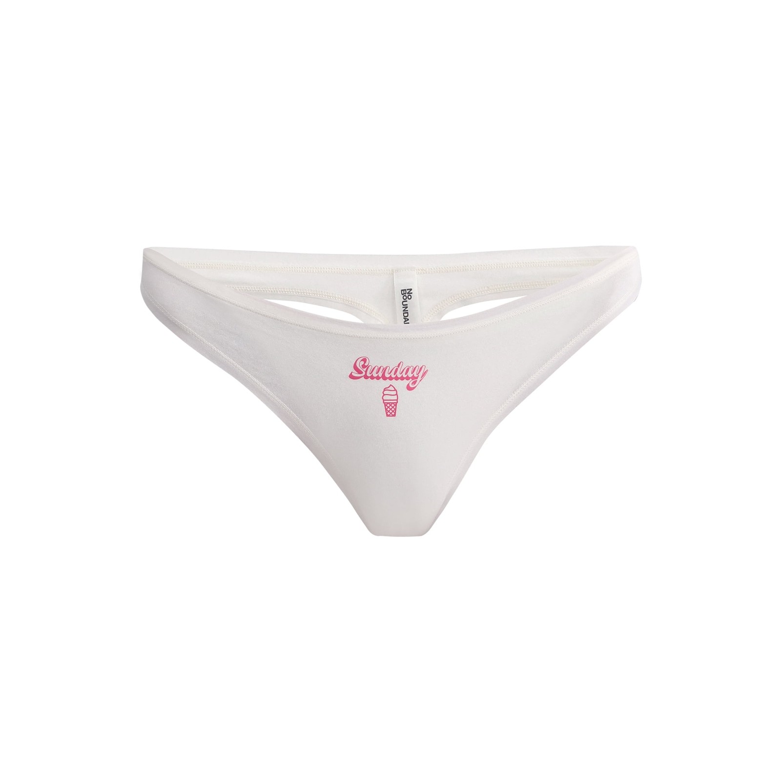No Boundaries Junior Cotton Days of the Week Thong Panties 7 Pack XXL (20)