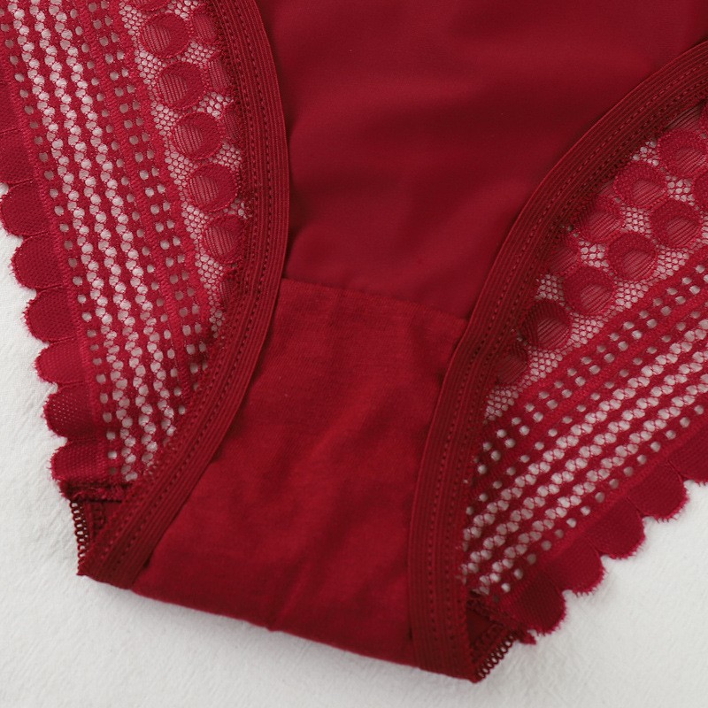 5 Pack Lot Sexy Womens See Through Lace Panties Underwear Brief French Lingeries