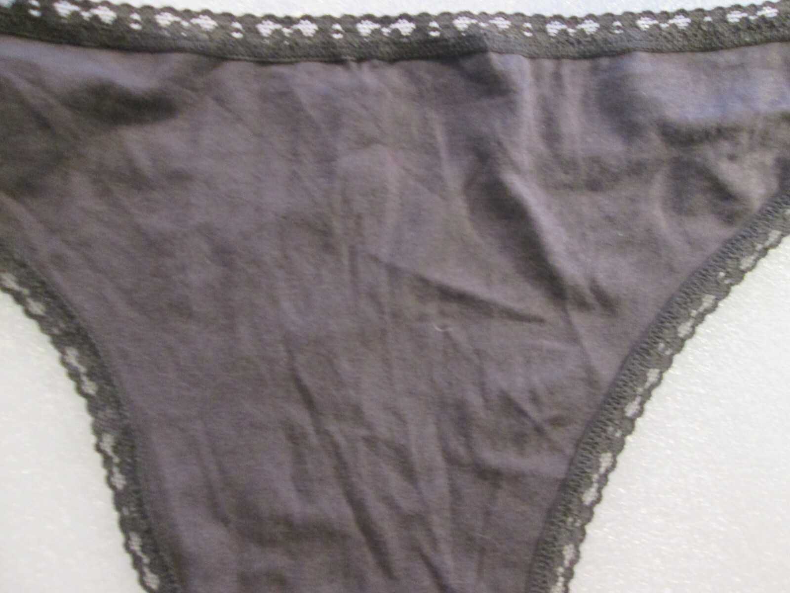 New 4 Ladies Thongs Cotton Panties💚Size XL💚Pink, Gray Dot, Black, Gray💚