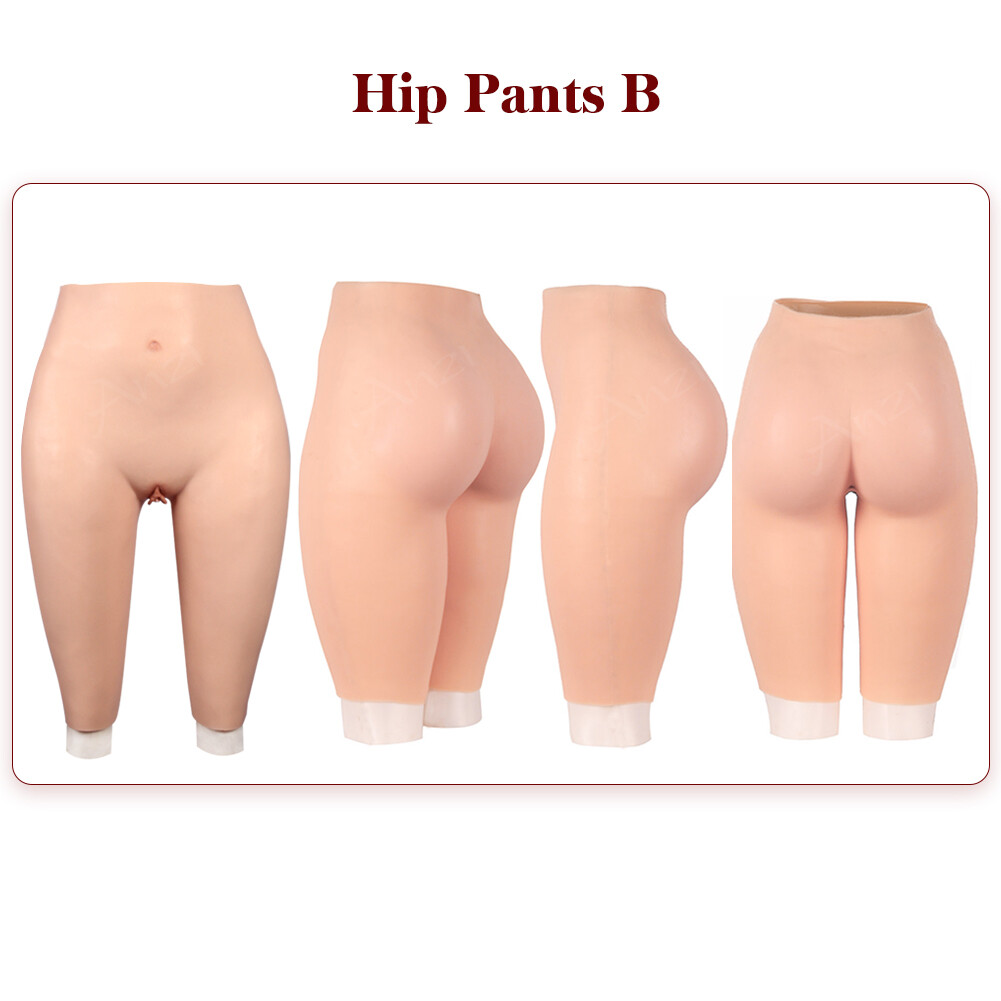 Anzi Crossdresser Silicone Panties Fake Vagina Thicken Hip Panty for Transgender