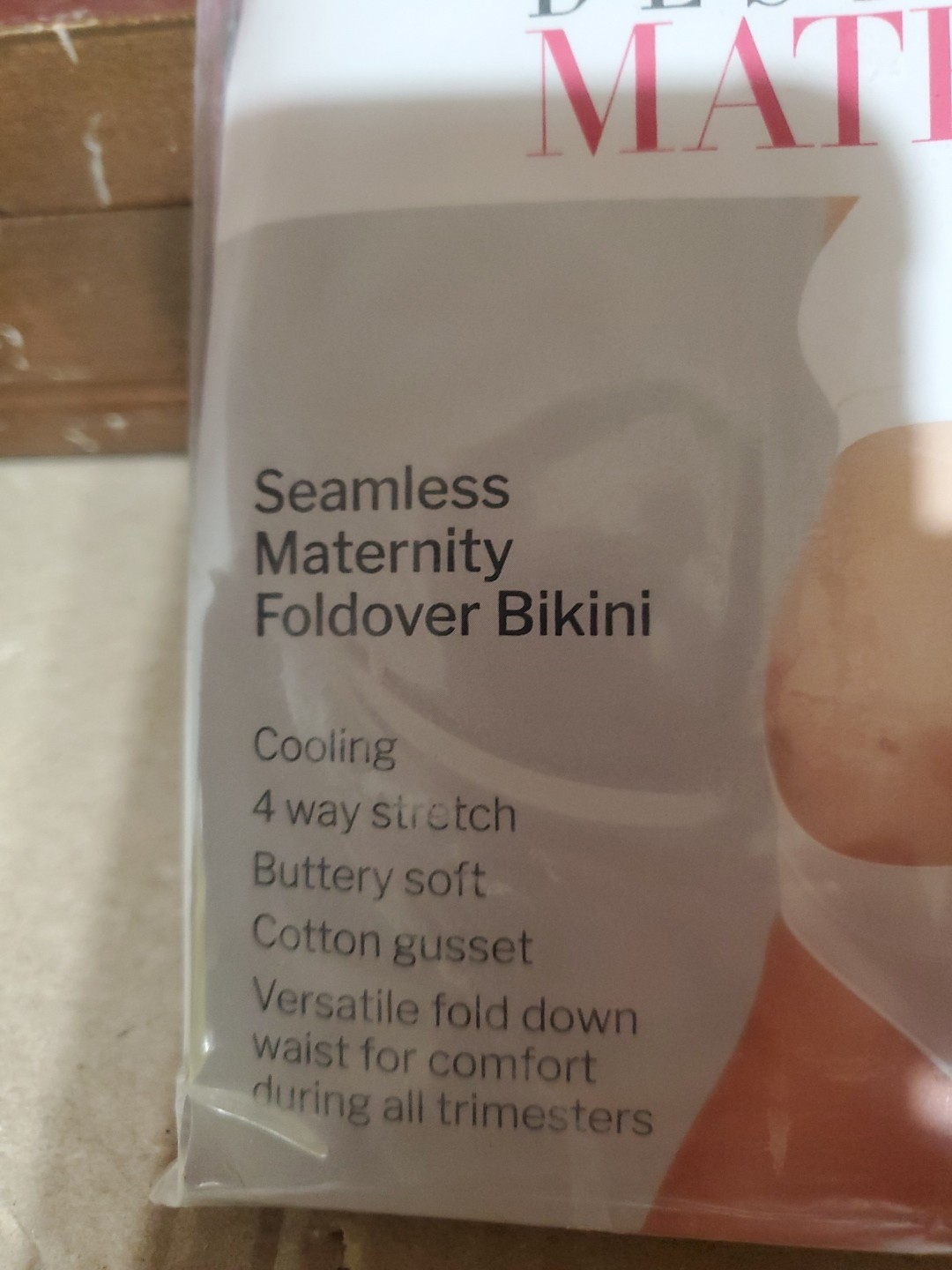 DESTINATION MATERNITY 3 PACK BIKINI SIZE M