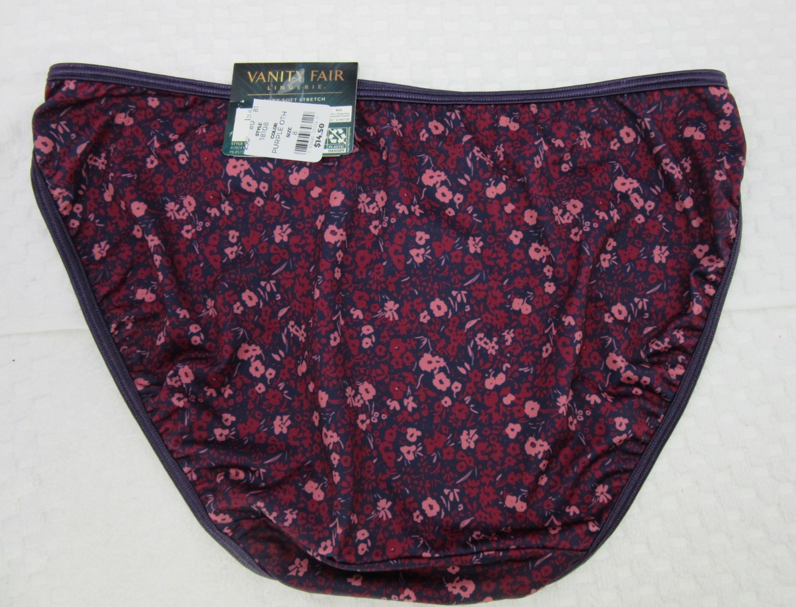 NWT set/3 VANITY FAIR ILLUMINATION STRING BIKINI 18108 COSMO GDN MODE DENIM DOTS