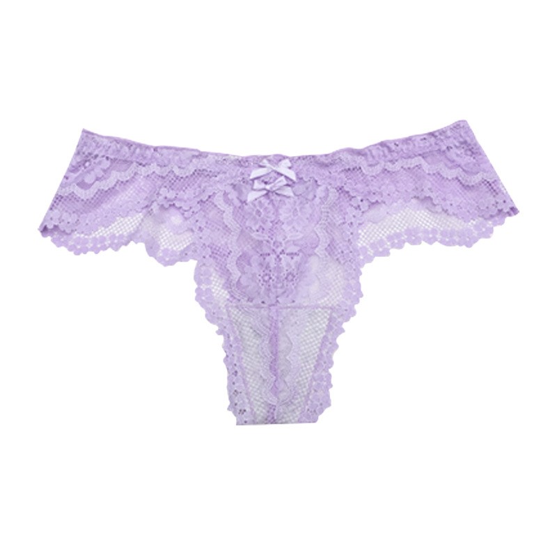 3 Pack Lot Sexy Womens Sheer Lace Panties Thongs French Underwear Brief Lingerie