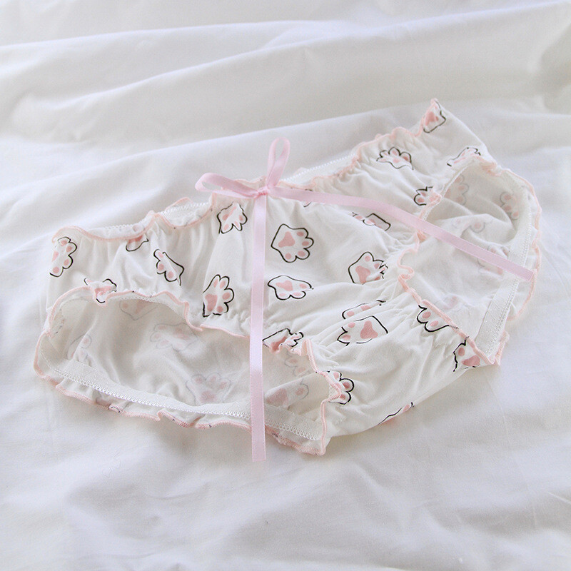 3x Girl Cute Knickers Japanese Briefs Ruffled Underpants Lolita Panties Soft New
