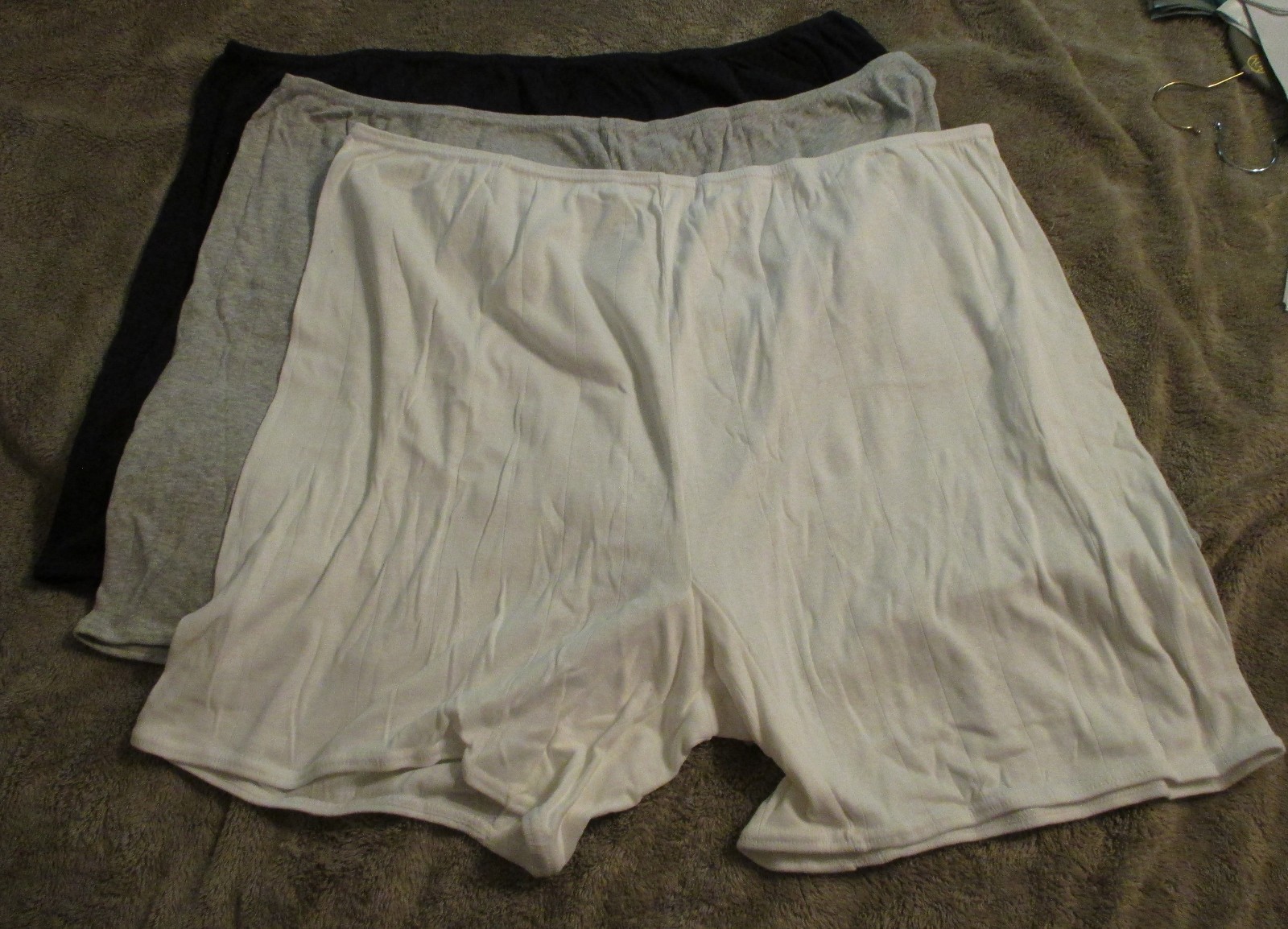 Lot of 3 Comfort Choice Boxer Briefs Women’s Size 13 NWOT (Navy, Gray, White)
