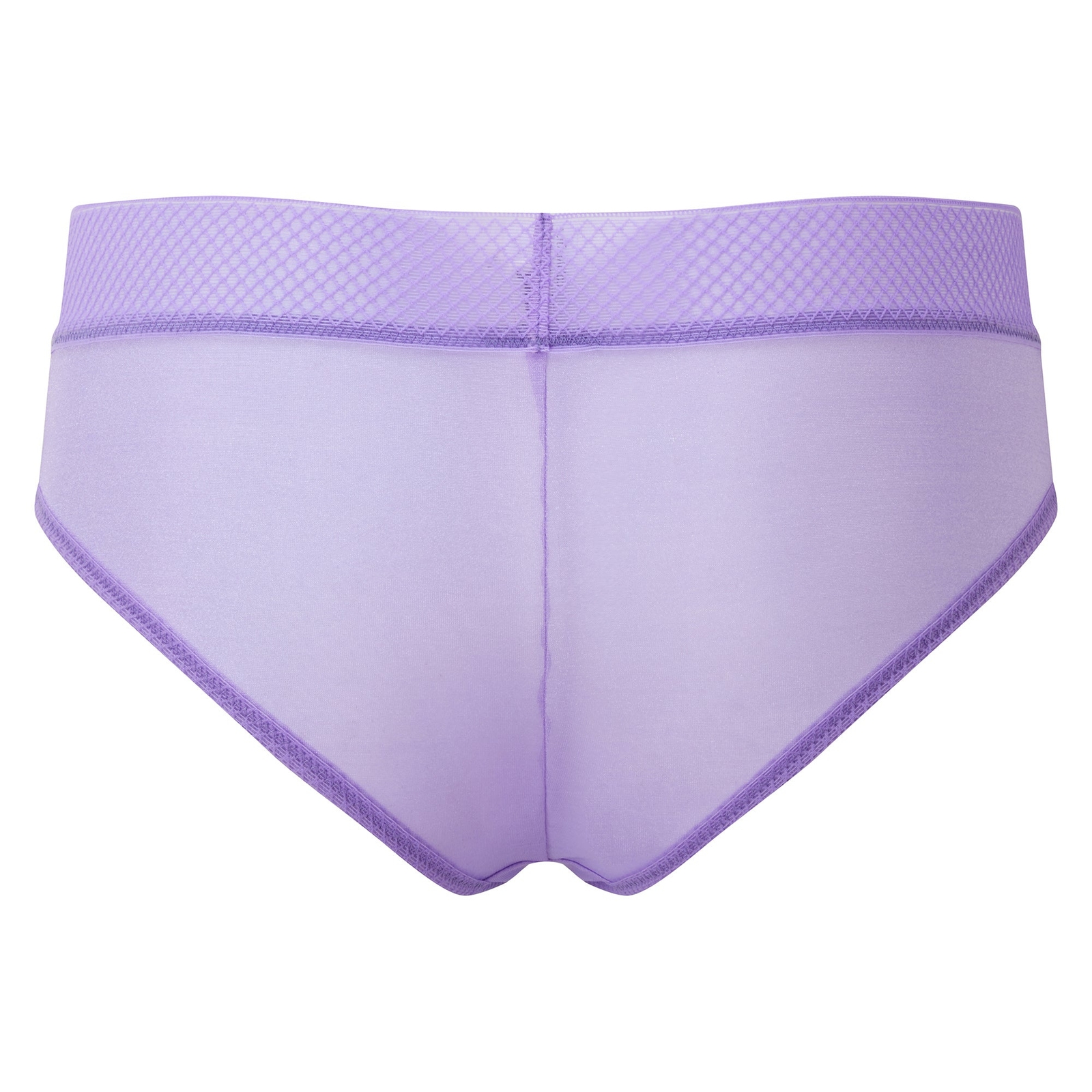 Gossard Glossies Violet Cheeky Short Panty New Sheer Mesh Purple Lingerie 6254