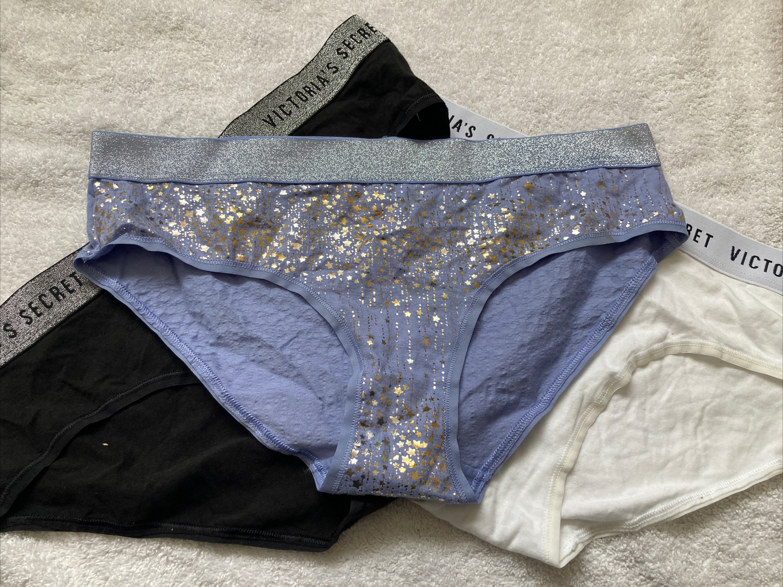 New 3PACK Victoria’s Secret Hiphugger/Hipster Panties Underwear Women Sexy SizeL