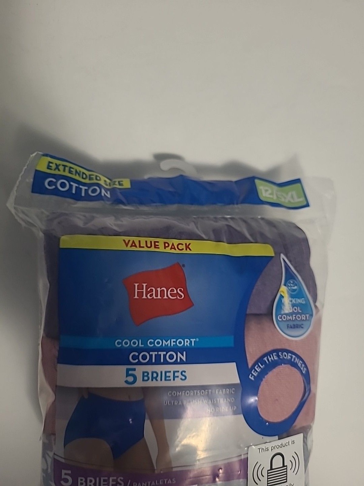 NWT HANES 5-pack Size 12 / 5XL Various Colors Cool Comfort Cotton Women’s Briefs