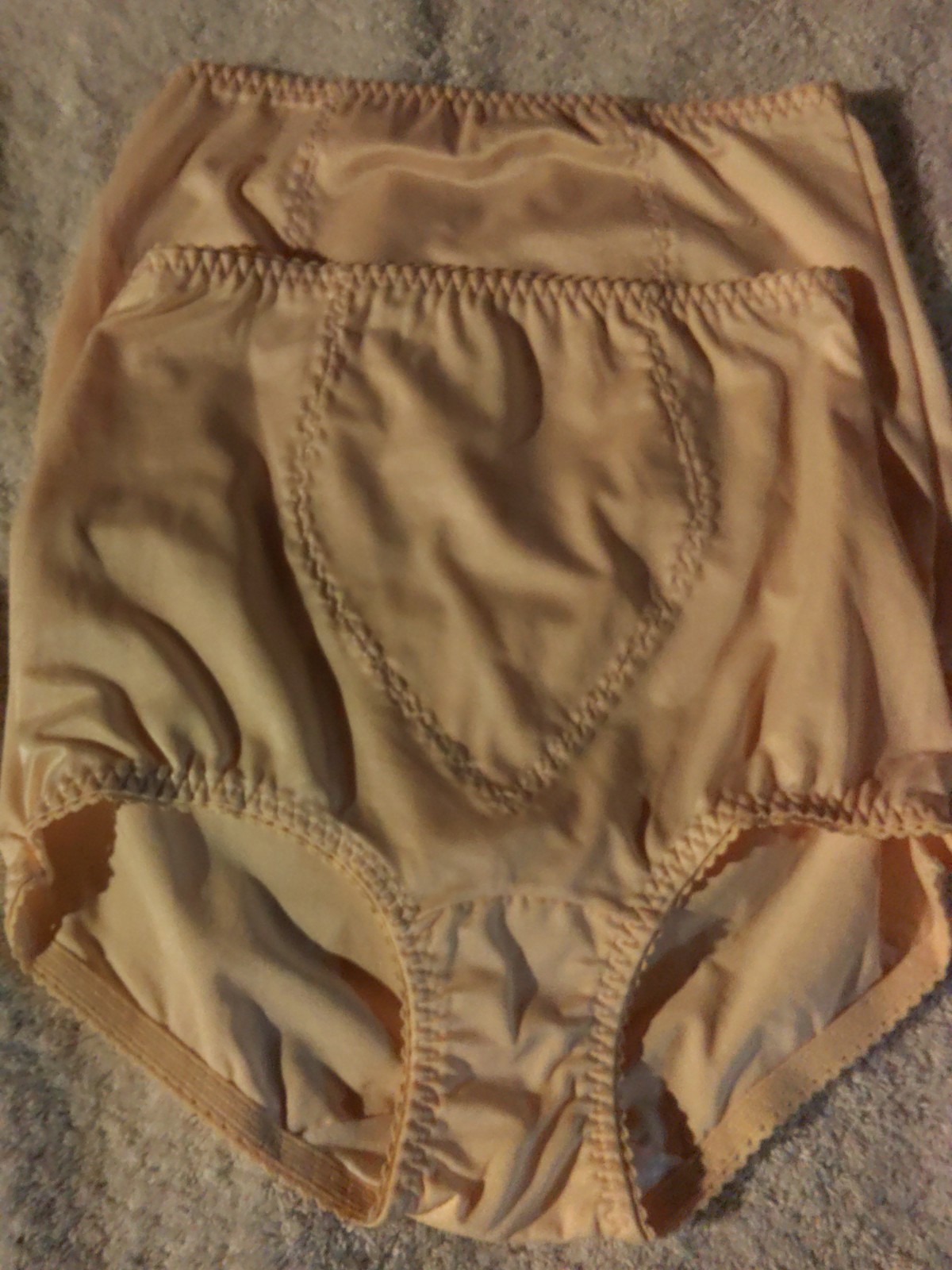 2 Pair – NEW Hanes Her Way VTG 90s Silky Control Brief Panty LARGE
